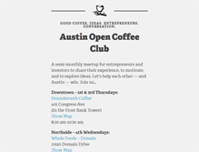 Tablet Screenshot of opencoffeeaustin.org